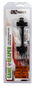 The DNZ Game Reaper High Scope Mount for Browning A Bolt Short Action is meant for 1” diameter tubes and is secured to the scope with one screw per side.